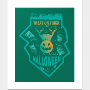 halloween deer chest costume Posters and Art